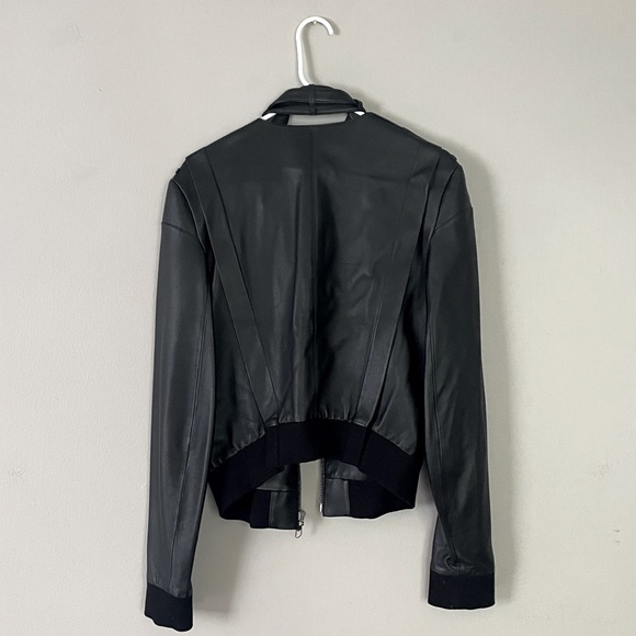 Helmut Lang Lambskin Bomber Jacket / Size M - Picture 5 of 7